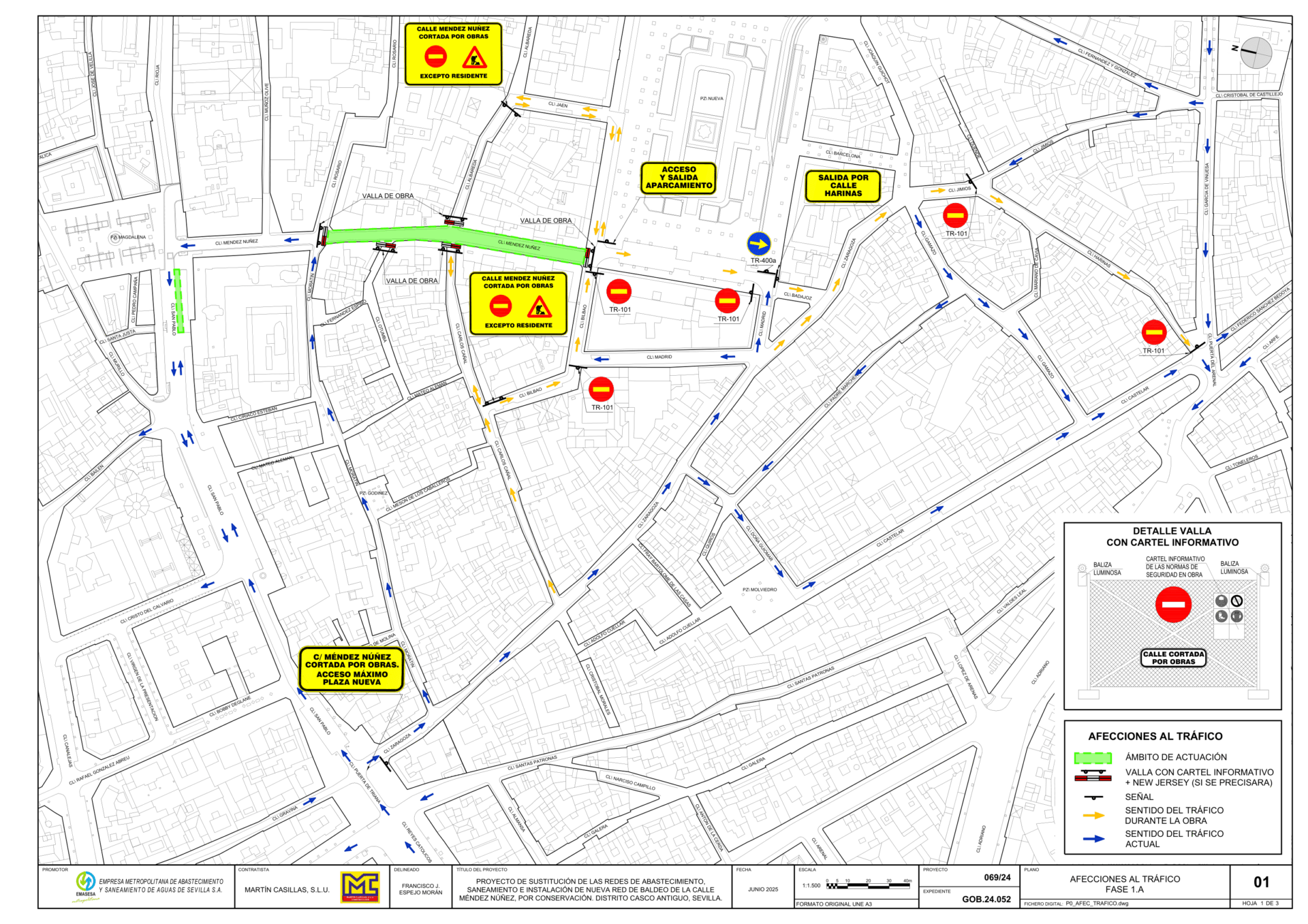 El Gobierno de Sanz inicia la reurbanización de la calle Méndez Núñez que se convertirá en plataforma única