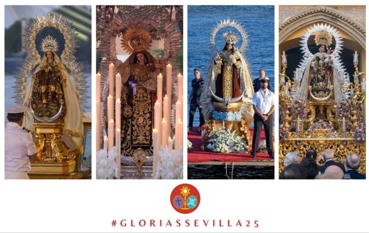 SEVILLA CELEBRA LA SEMANA DE LA VIRGEN DEL CARMEN CON PROCESIONES FLUVIALES Y TERRESTRES
