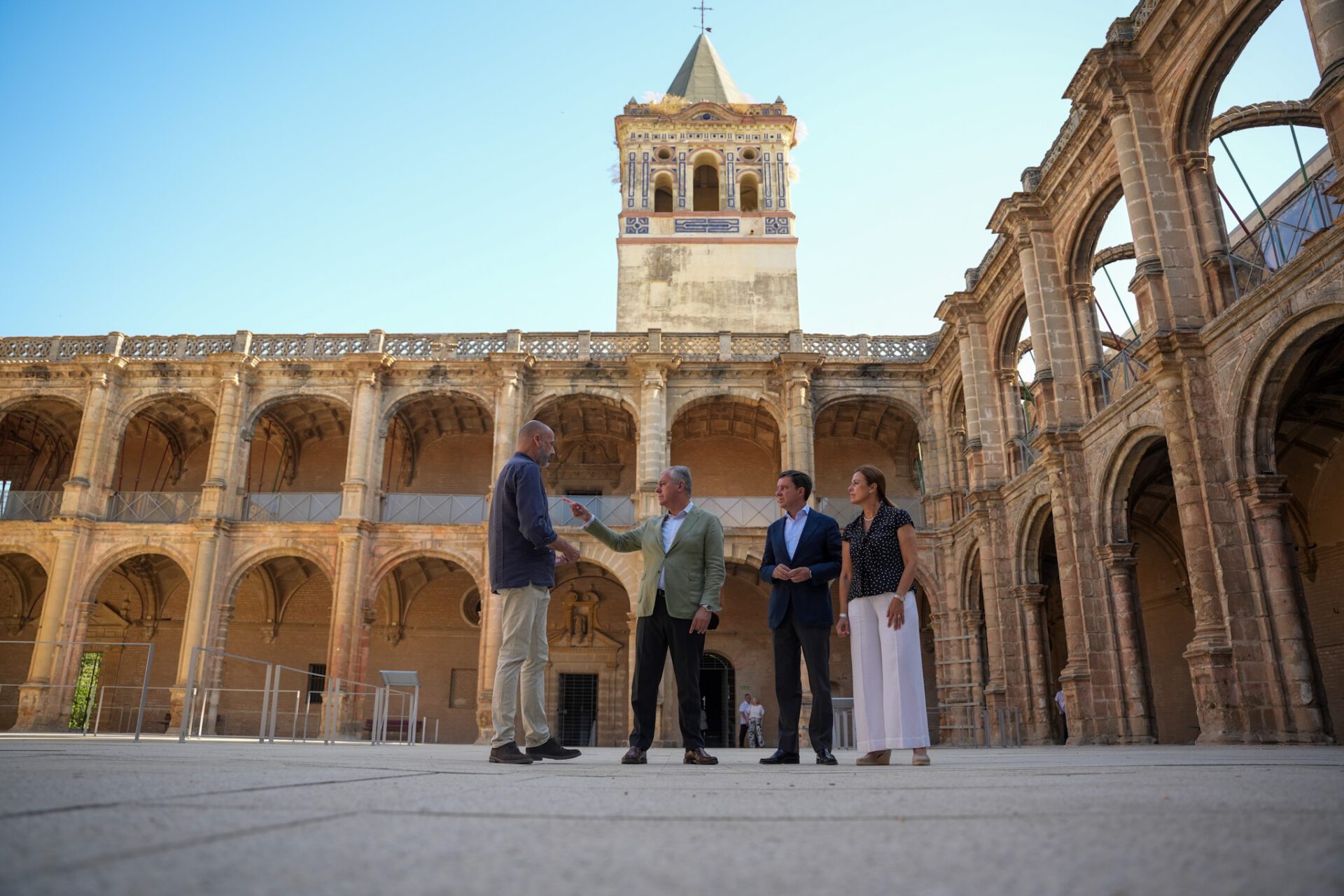 El Ayuntamiento finaliza la primera fase de obras para la rehabilitación del monasterio de San Jerónimo con una inversión de más de 1,4 millones