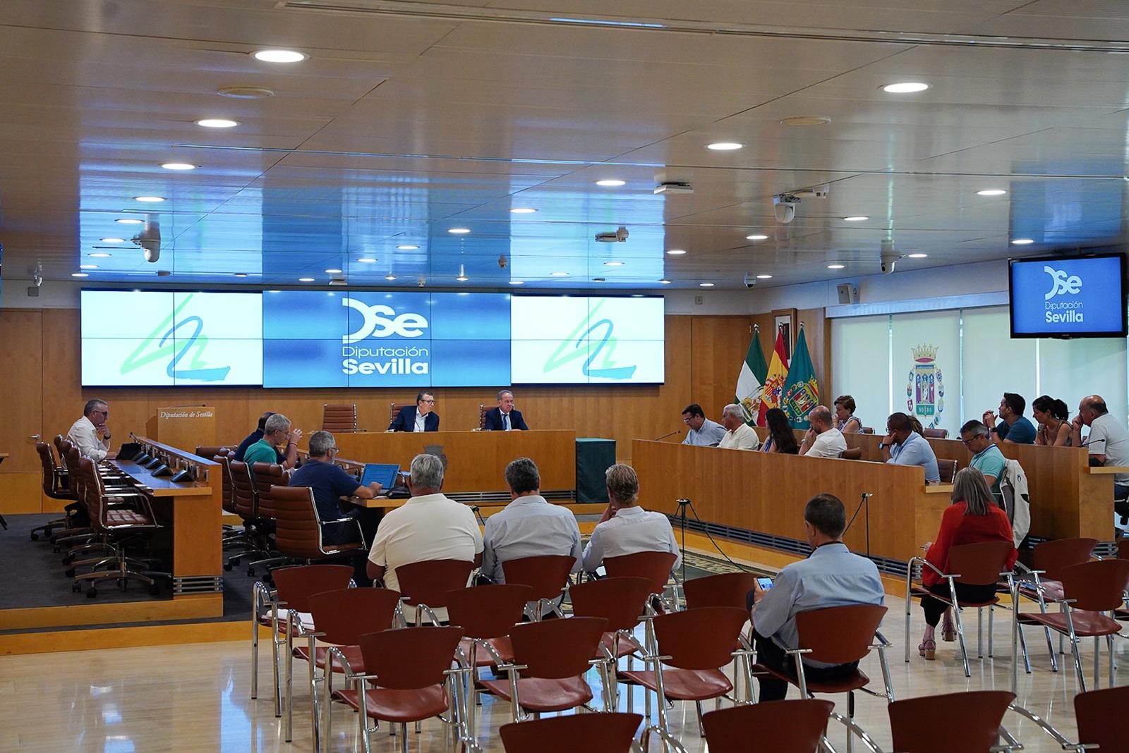 La Junta General da luz verde a un Plan de acción para la mejora de la red de transporte en alta del Consorcio del Huesna