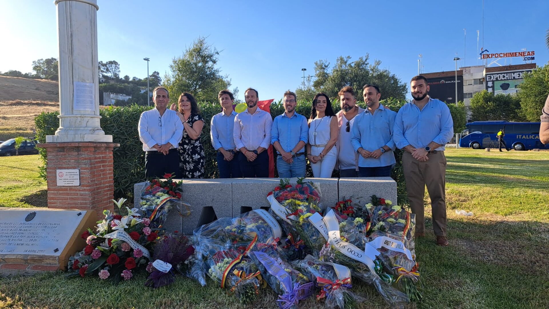 Conmemoración en Camas del 89 aniversario de ‘La Columna Minera de Riotinto’