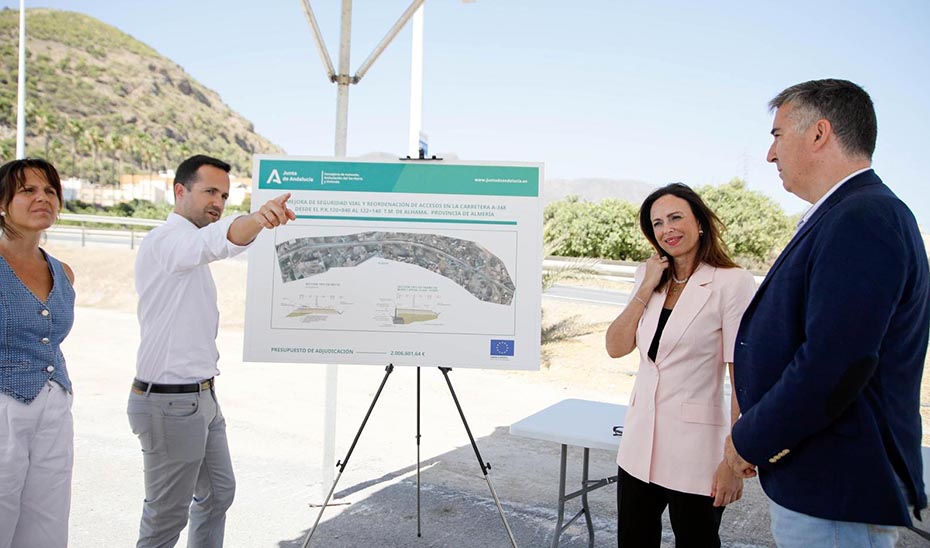 Comiennzan las obras de acceso a Alhama de Almería con una inversión de más de dos millones