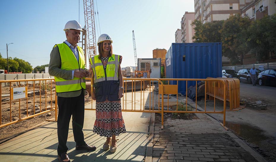 La Junta avanza en las obras de la Línea 3 del Metro de Sevilla con la llegada de la quinta pantalladora