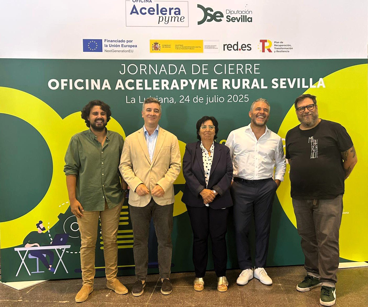 la Oficina Acelerapyme Rural Sevilla, gestionada por la Diputación, ha atendido a cerca de 300 usuarios y asesorado a 150 pequeñas empresas y autónomos para su transformación digital