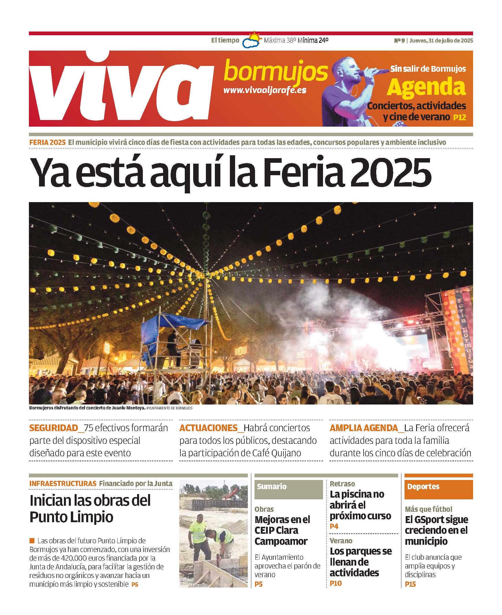 YA ESTÁ DISPONIBLE EL VIVA BORMUJOS DE JULIO