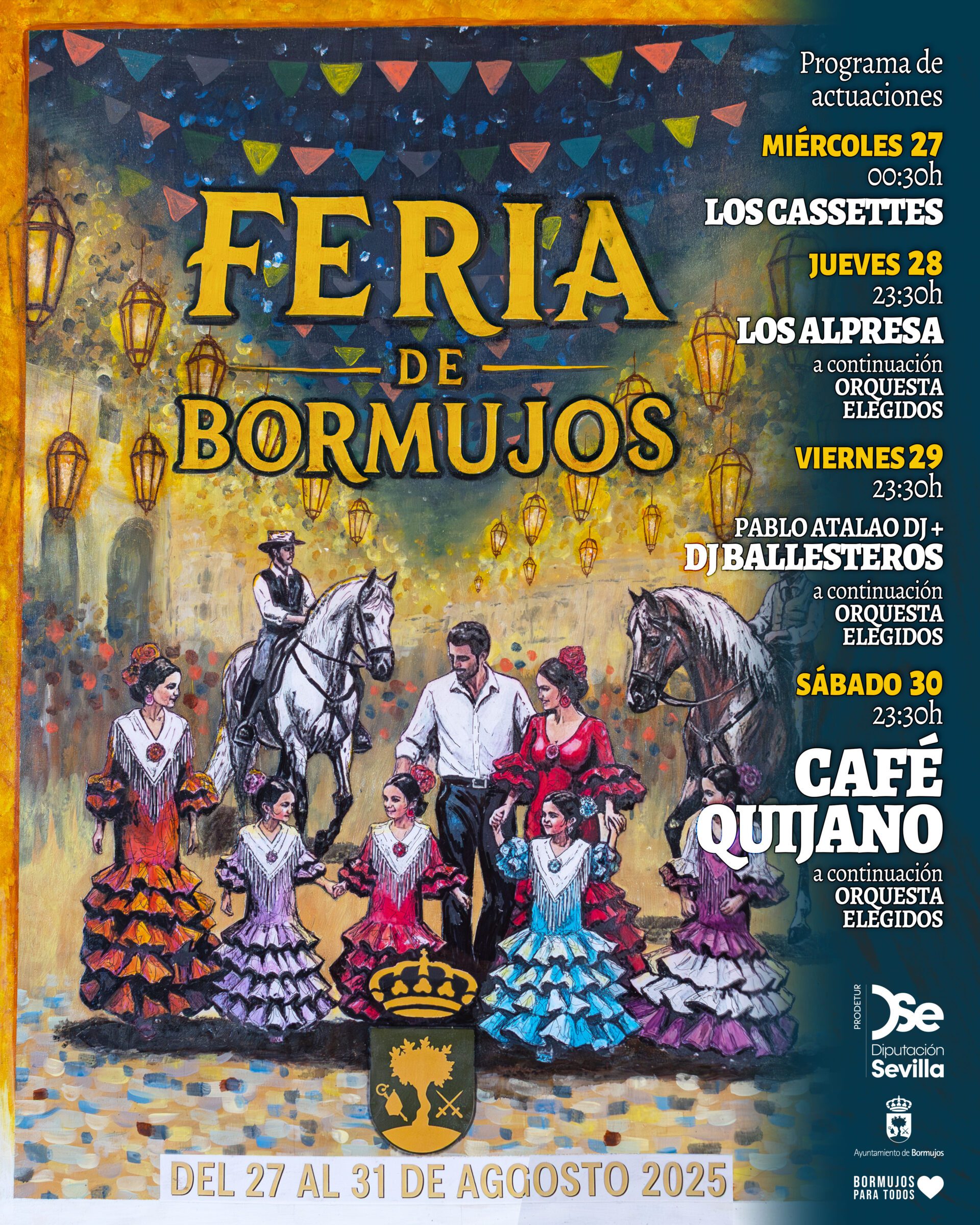 MÚSICA EN DIRECTO PARA TODOS EN LA FERIA DE BORMUJOS 2025