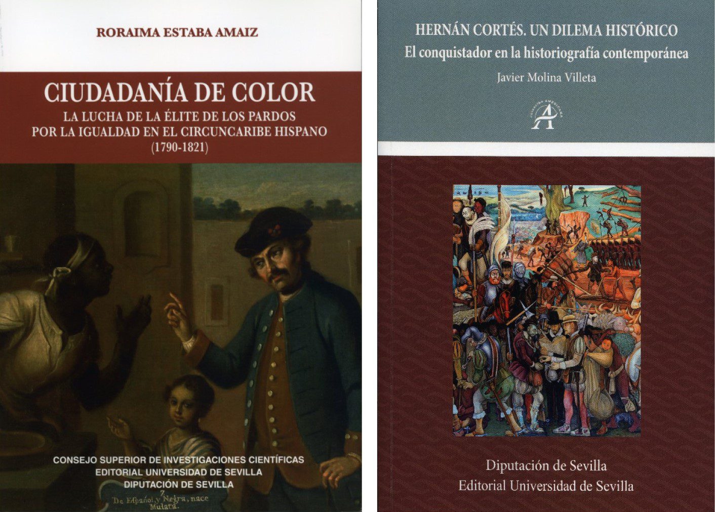 La Diputación publica ‘Ciudadanía de color’ y ‘Hernán Cortés. Un dilema histórico’, premios ‘Nuestra América’ 2023
