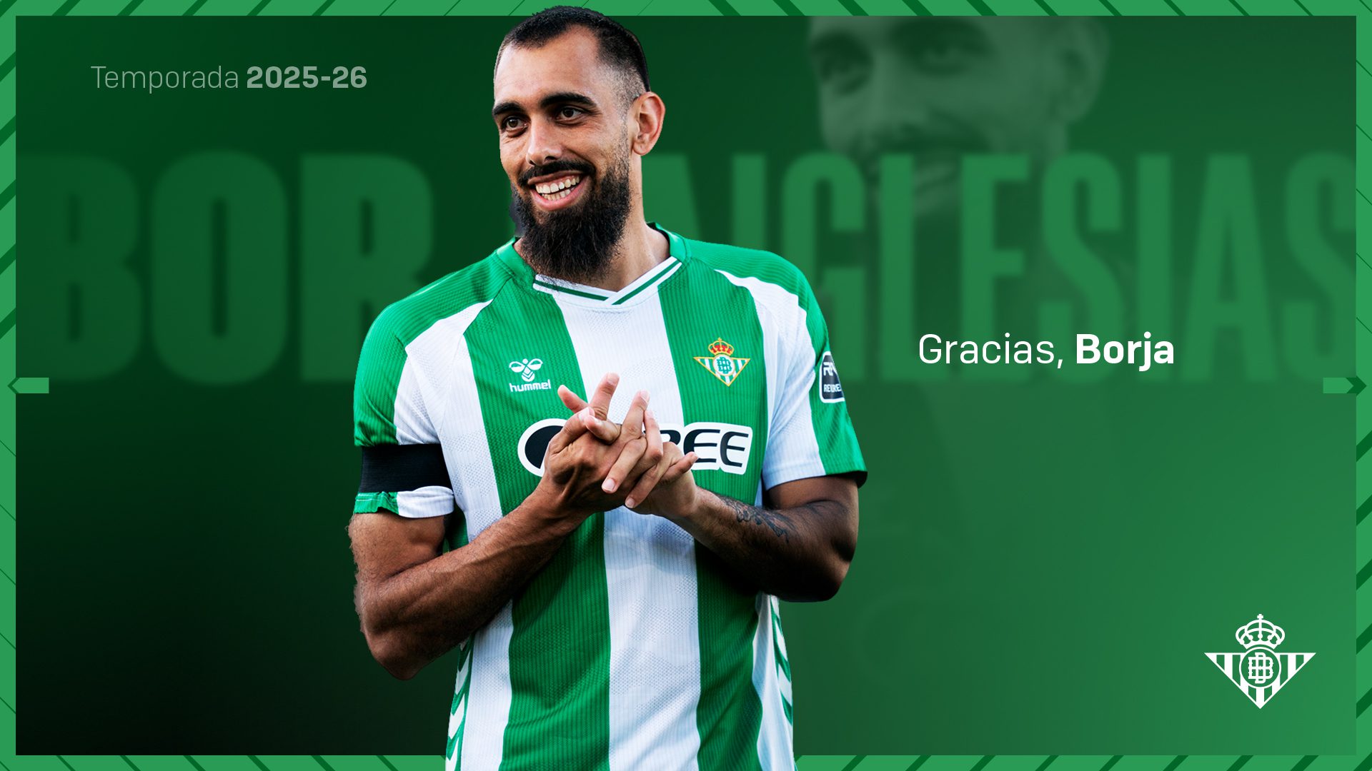 El Real Betis y el Real Club Celta de Vigo llegan a un acuerdo para el traspaso de Borja Iglesias