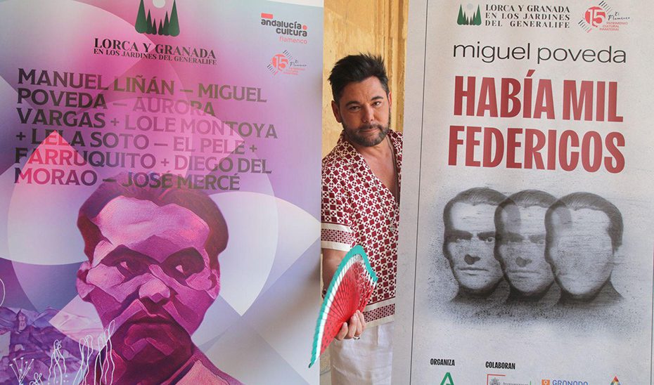 Miguel Poveda reivindica el “carácter infinito” de Federico en su estreno para el ciclo ‘Lorca y Granada’