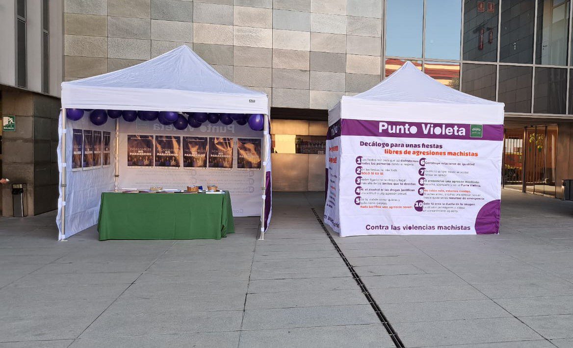 La Diputación pone Puntos Violeta a disposición de los municipios para concienciar de cara a los eventos estivales y ferias de la provincia