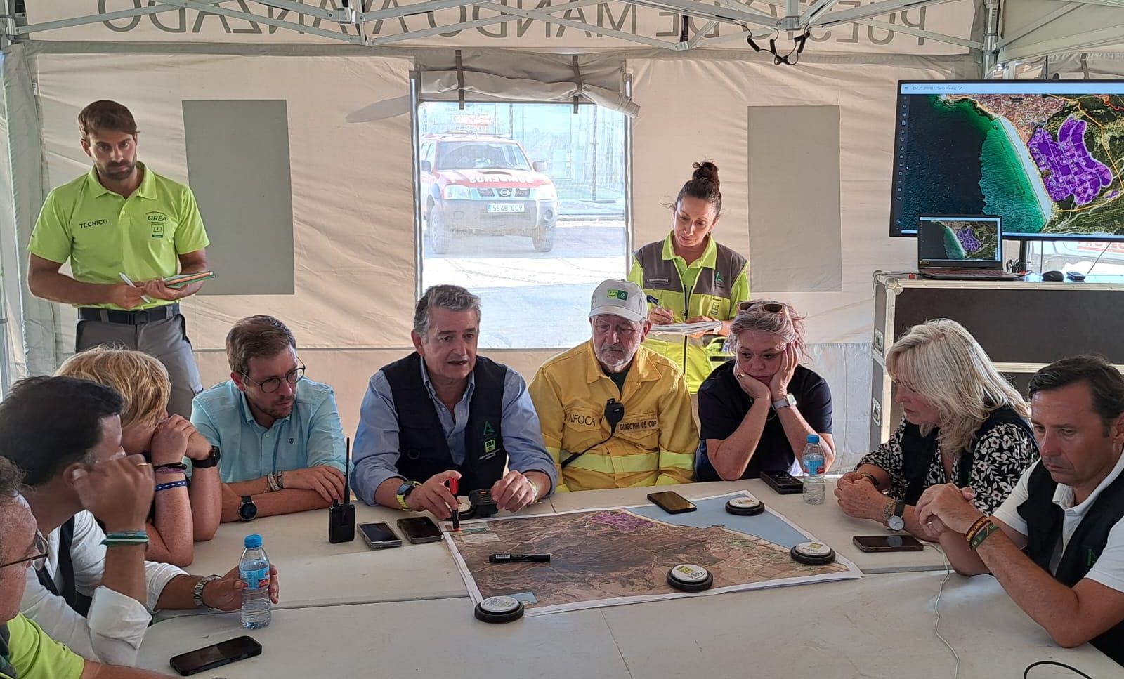 La Junta desactiva la fase de emergencia del Plan Infoca en Cádiz por el incendio forestal de Tarifa