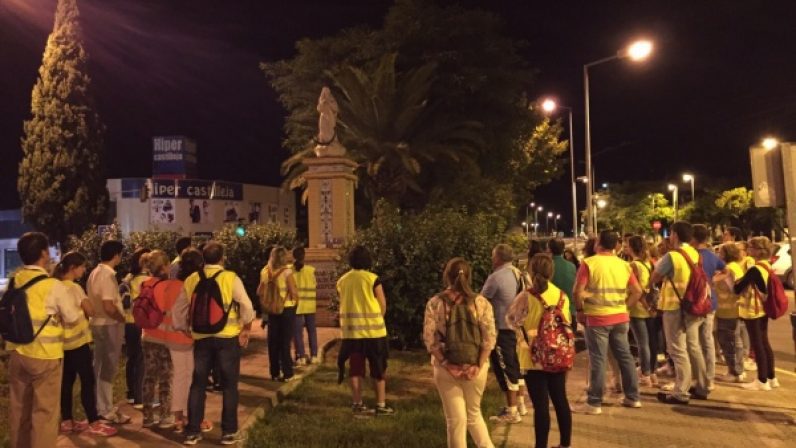 Devotos de la patrona de Sevilla peregrinarán esta noche hasta la Catedral desde diversos puntos de la diócesis