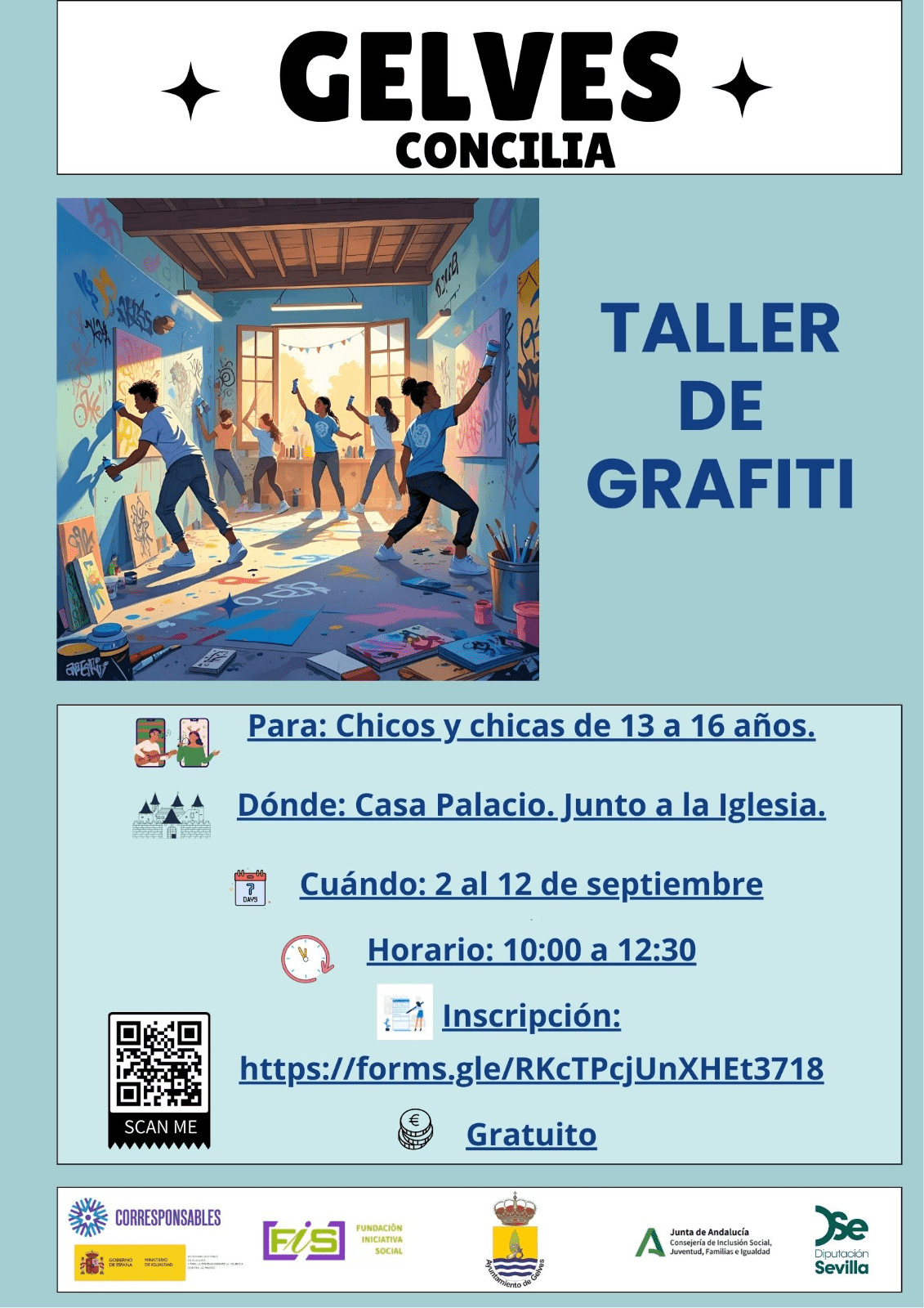 Taller arte mural y grafiti