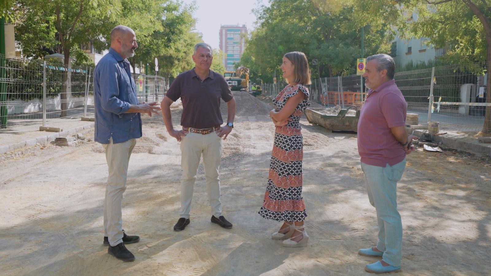 El Gobierno de Sanz pone a punto la calle Rafael Salgado, arteria del barrio de Bami