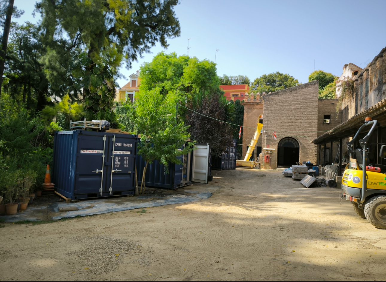 El Real Alcázar avanza en la rehabilitación de la histórica Casa del Inglés para su uso como taller