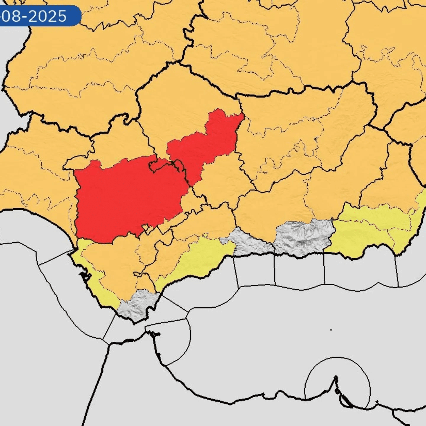 El Ayuntamiento de Gelves junto a Protección Civil de Gelves informan y advierten sobre la necesidad de extremar las precauc iones durante los días 15, 16 y 17 de agosto debido a que continúa el alto riesgo de incendio: Nivel rojo