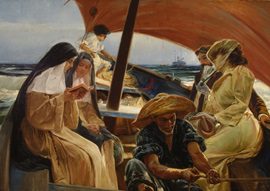 Los museos andaluces muestran bajo la mirada de grandes artistas la evolución del veraneo en las playas