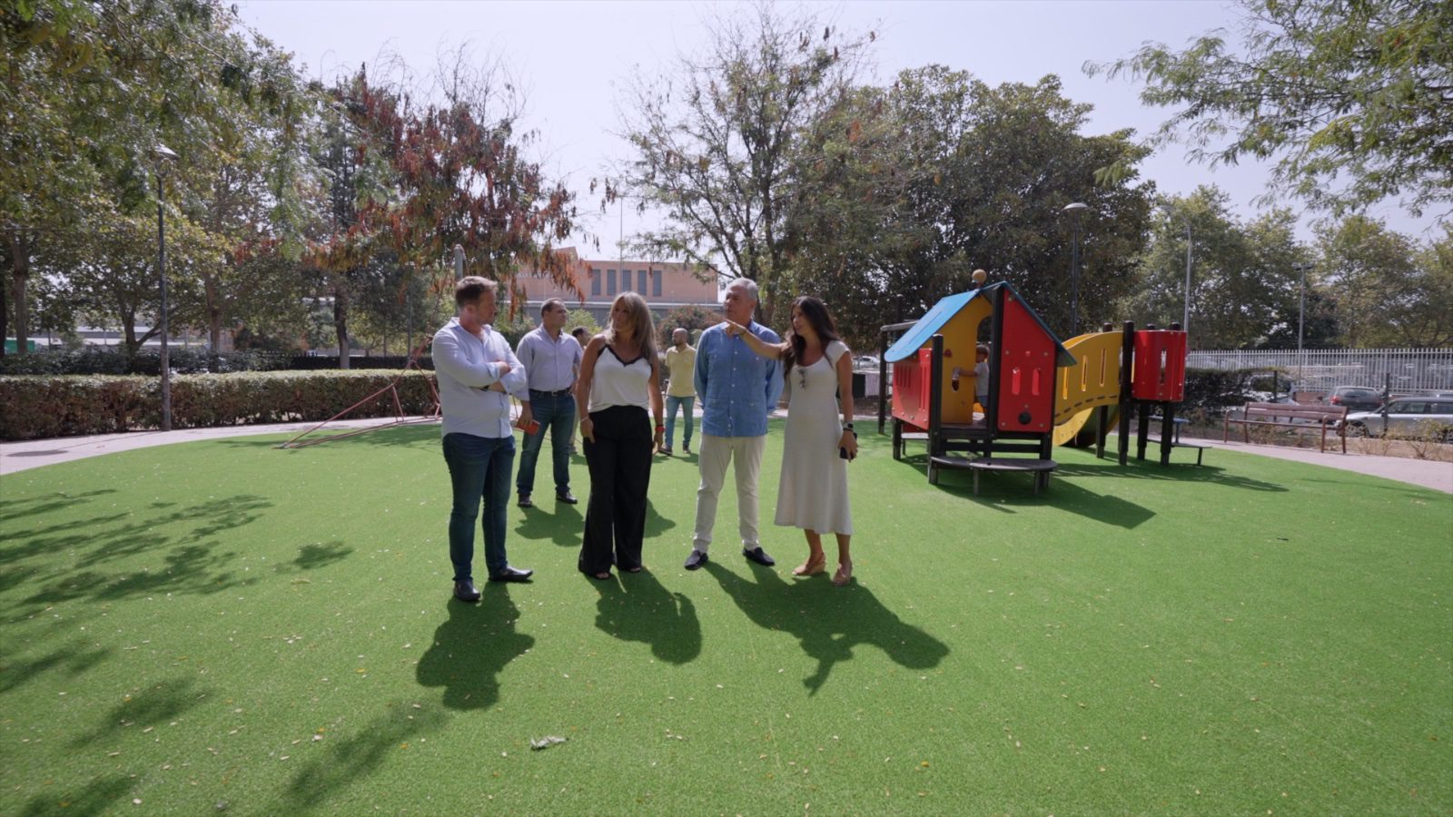 El Gobierno de Sanz ejecuta la segunda fase de la renovación integral del Parque Ramón Rubial para hacerlo más accesible, cómodo y seguro