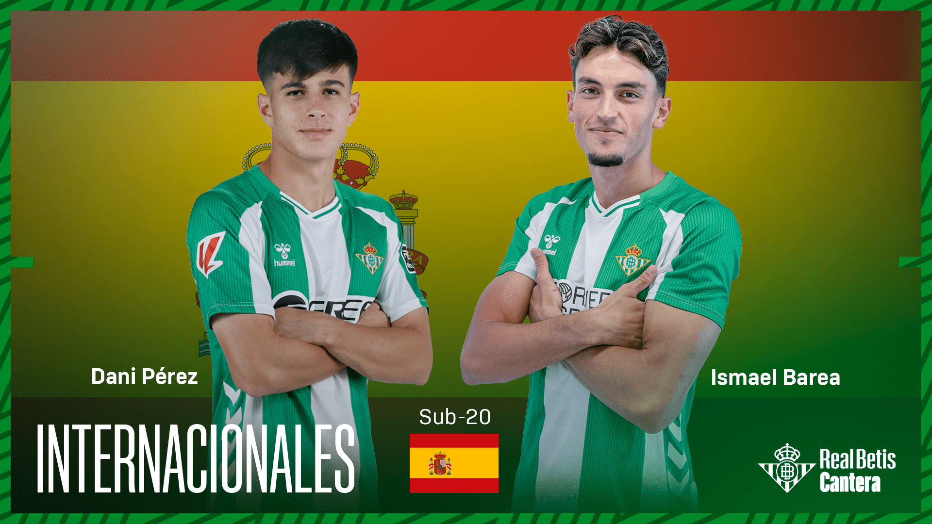 Dani Pérez e Ismael Barea, convocados por la Selección Española sub-20