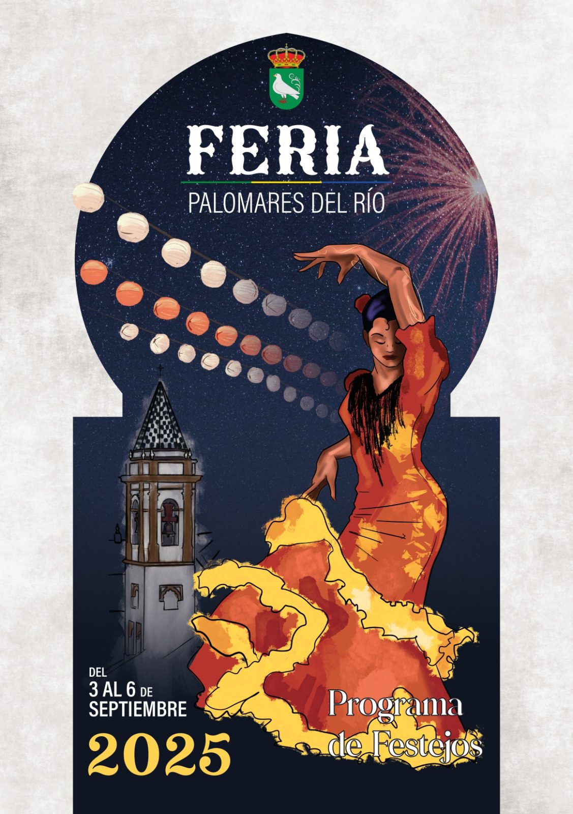 ¡Palomares se viste de lunares y farolillos! ¡Vive desde el comienzo y hasta el final la Feria de nuestro pueblo!