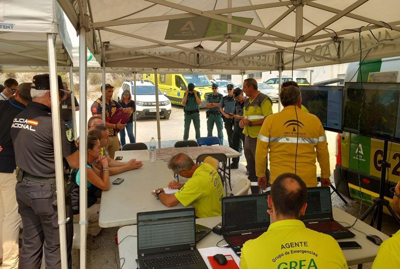 La Junta desactiva la fase de emergencia en el incendio de Lubrín al quedar estabilizado