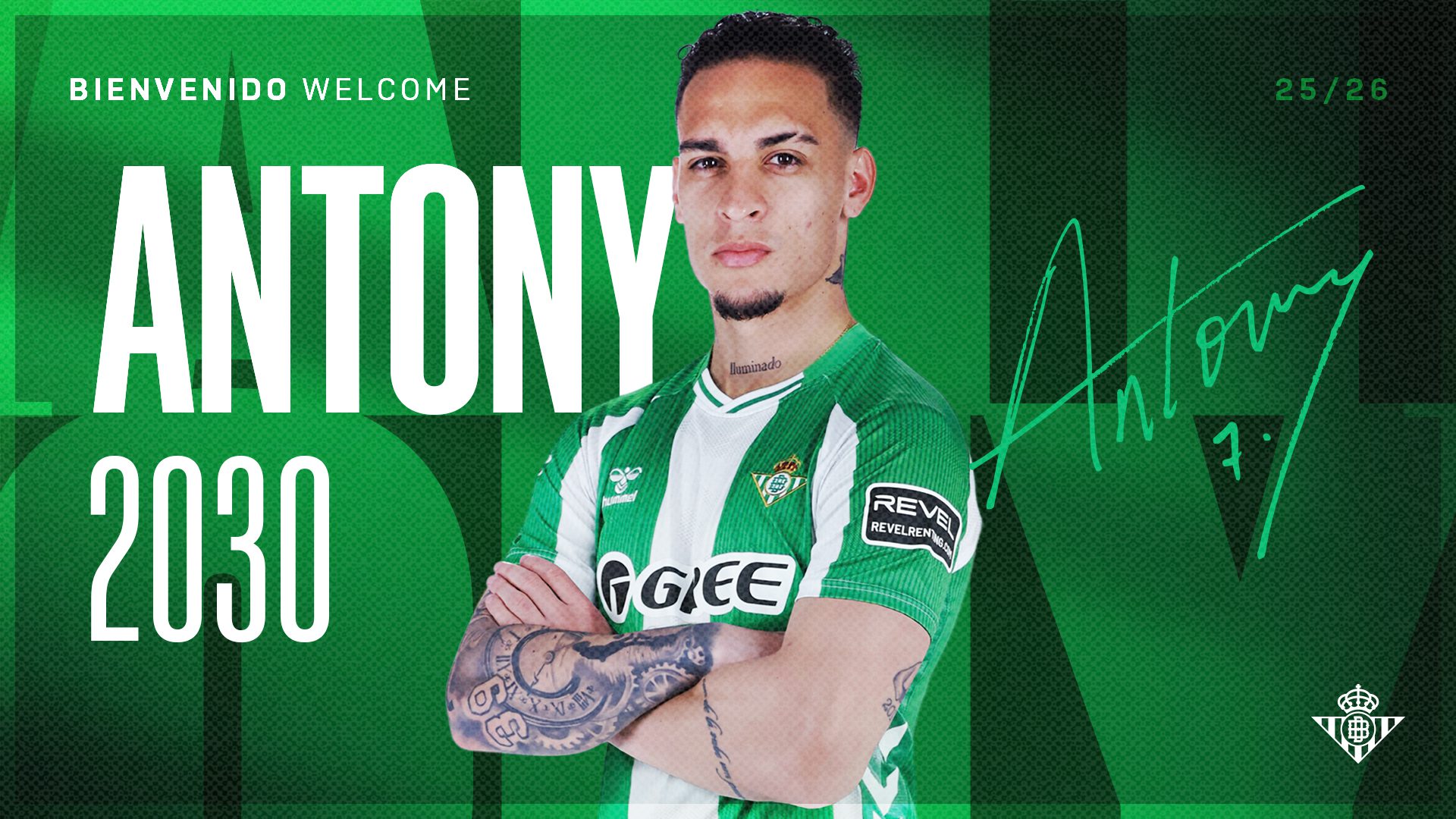 El Real Betis y el Manchester United acuerdan el traspaso de Antony