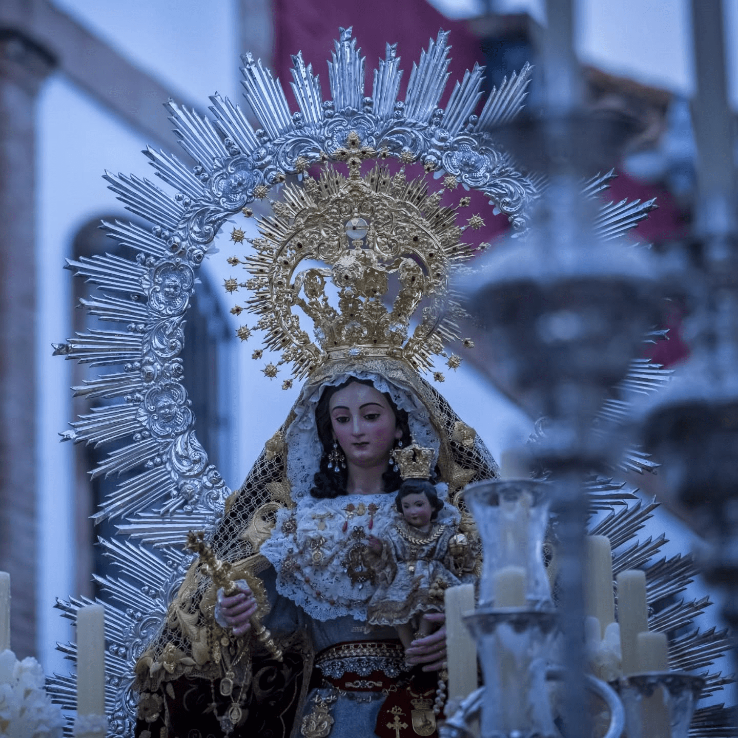 La salida procesional del último domingo de agosto cierra las fiestas patronales de gelves