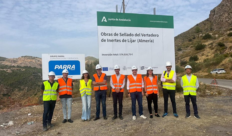 La Junta concluirá a principios de 2026 el sellado del vertedero de Líjar con una dotación de 688.000 euros