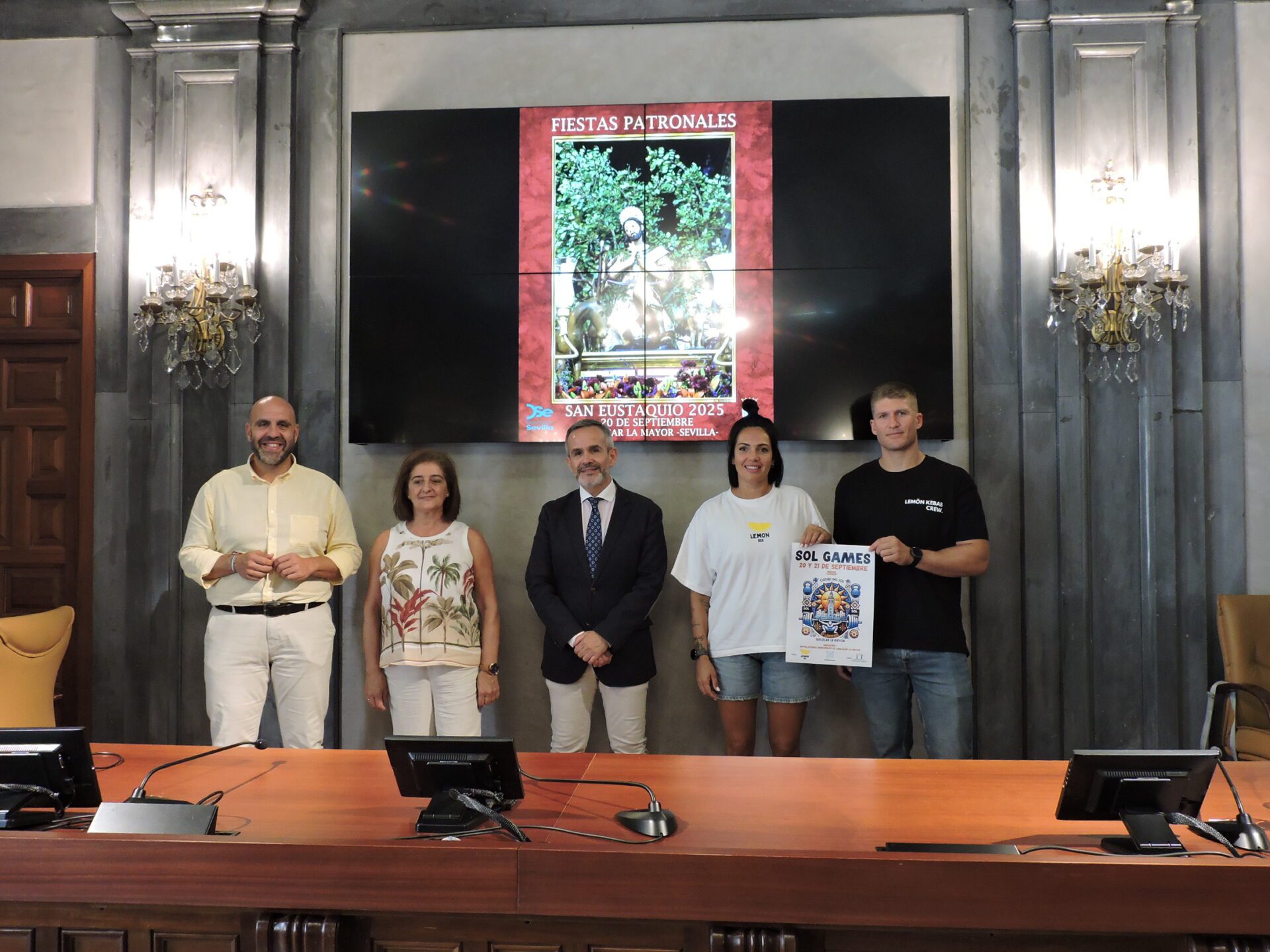Sanlúcar la Mayor presenta los primeros ‘Sol Games’, el campeonato de crosstraining dentro de las actividades de sus Fiestas Patronales de San Eustaquio