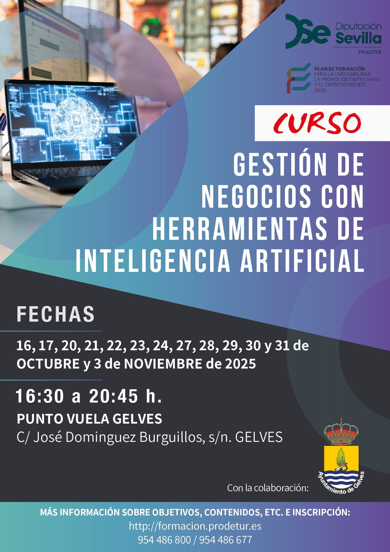 Curso sobre Gestión de Negocios con herramientas de Inteligencia Artificial