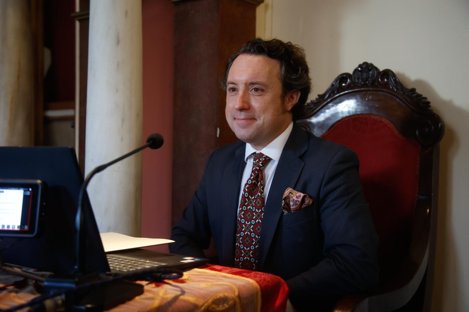 El profesor Javier Sánchez-Rivas, presidente de la Red de Investigadores Patrimonialistas de Hispanoamérica y el Mediterráneo