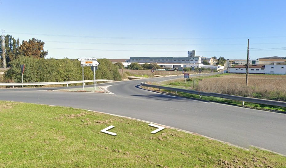 Cuatro personas resultan heridas en un accidente de tráfico en Gibraleón