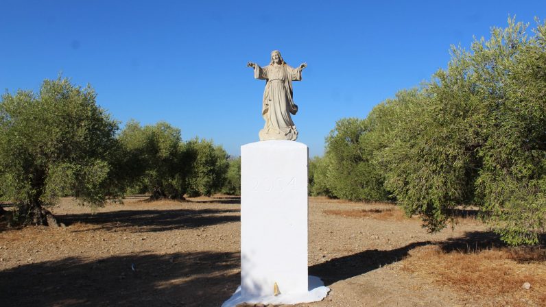 Monumento al Sagrado Corazón en Marchena (Finca Sanabria)