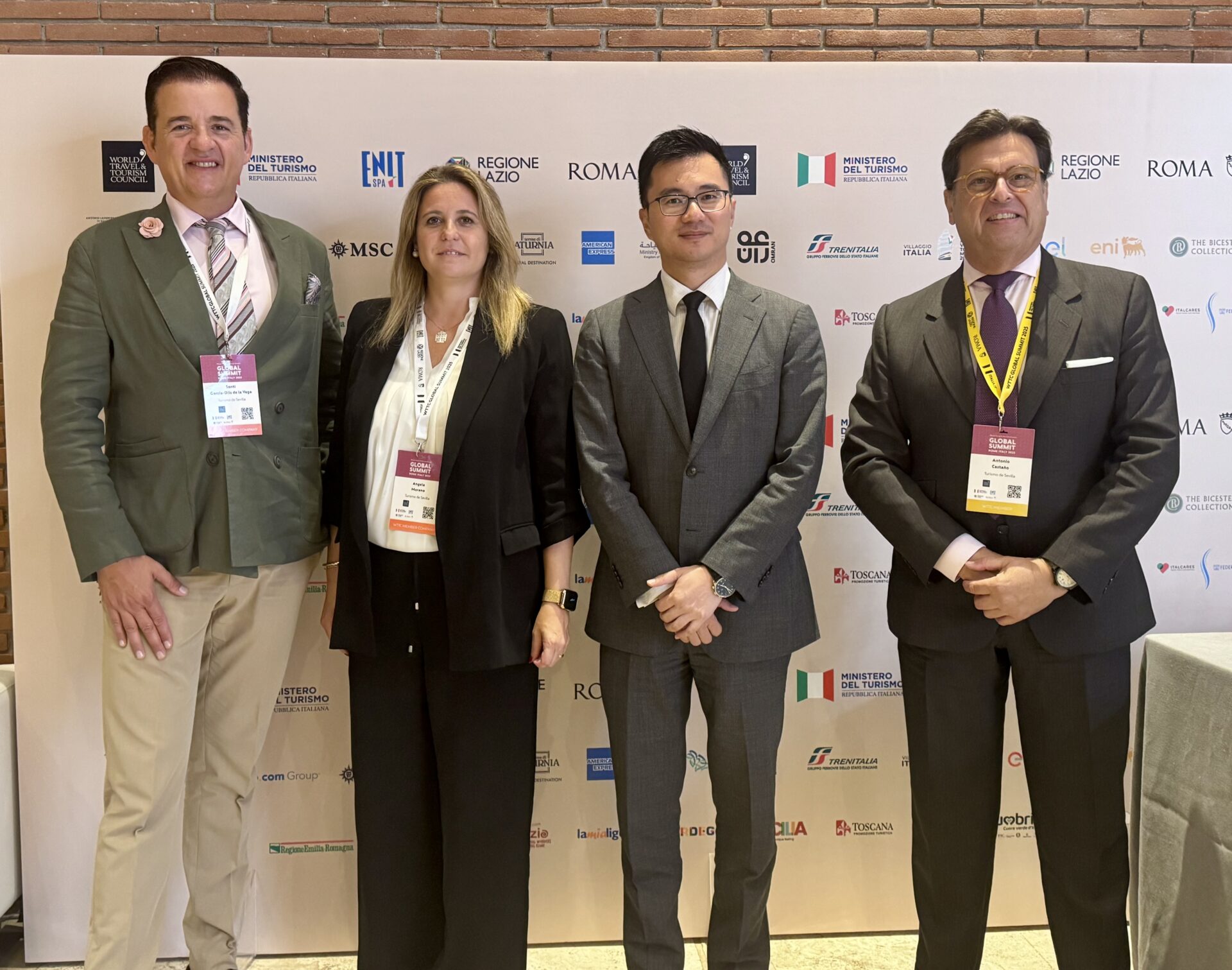 Sevilla impulsa su proyección internacional en la Cumbre Global del WTTC en Roma con una reunión estratégica con Trip.com