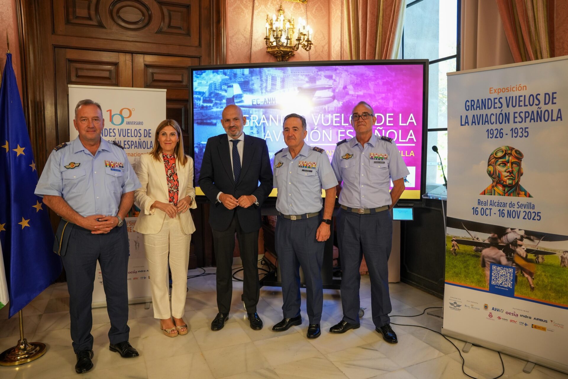 El Alcázar será sede de un congreso internacional y una exposición antológica de los Grandes Vuelos de la Aviación Española