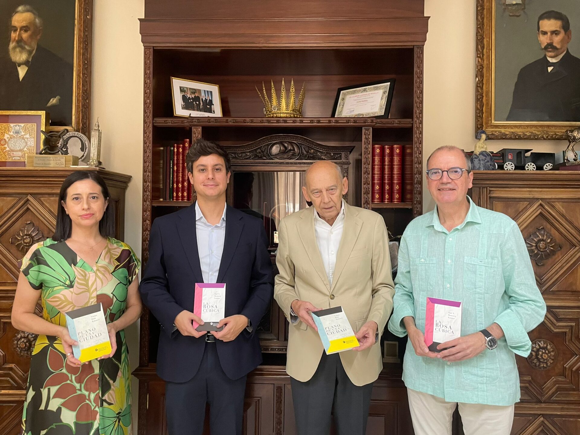 La Diputación entrega al Ateneo de Sevilla los poemarios ganadores del I Premio Ateneo de Poesía ‘Generación del 27’