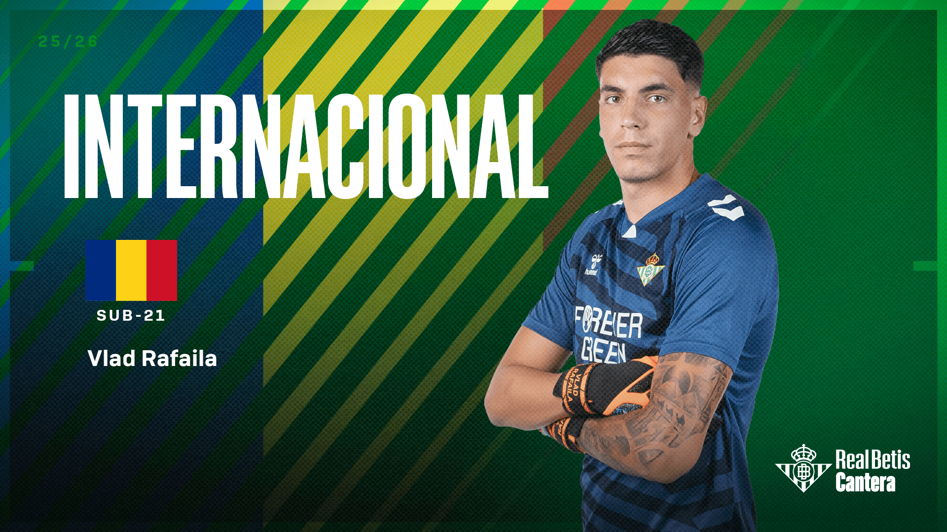 Vlad Rafaila, convocado por la Selección de Rumanía sub-21