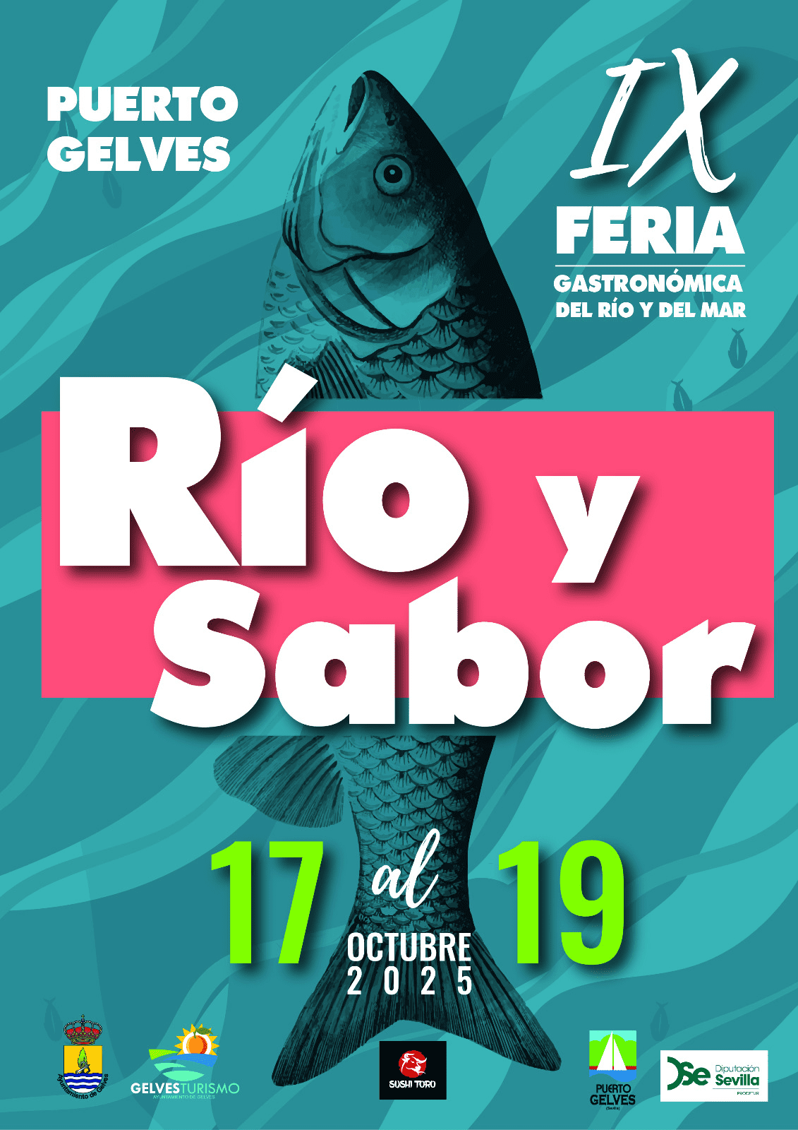 Puerto Gelves se prepara para saborear la 9ª Feria Gastronómica del Río y del Mar “Río y Sabor 2025”