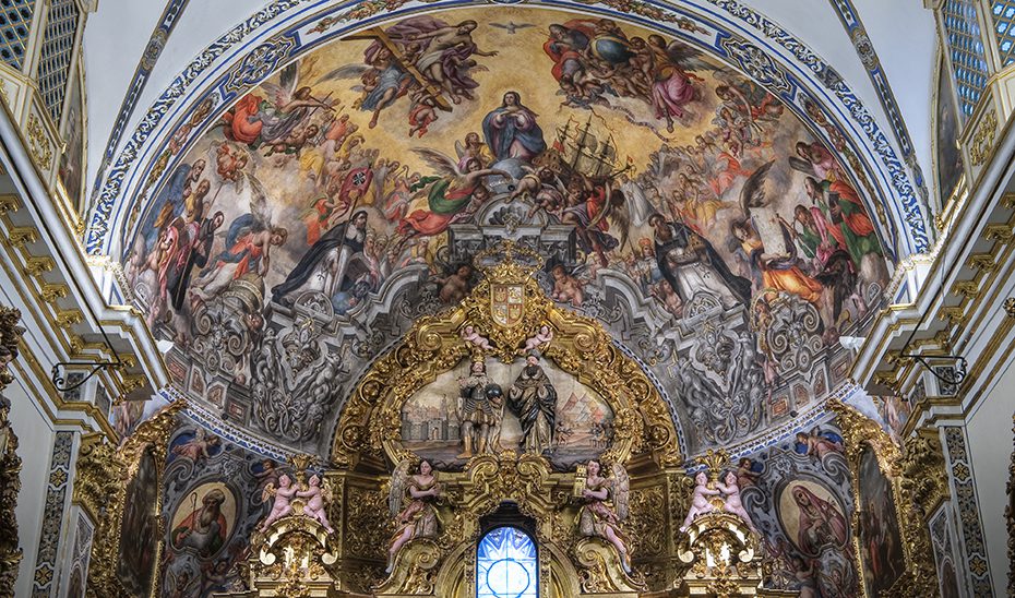 El IAPH estudia la degradación del color en una pintura mural del XVIII con un modelo matemático