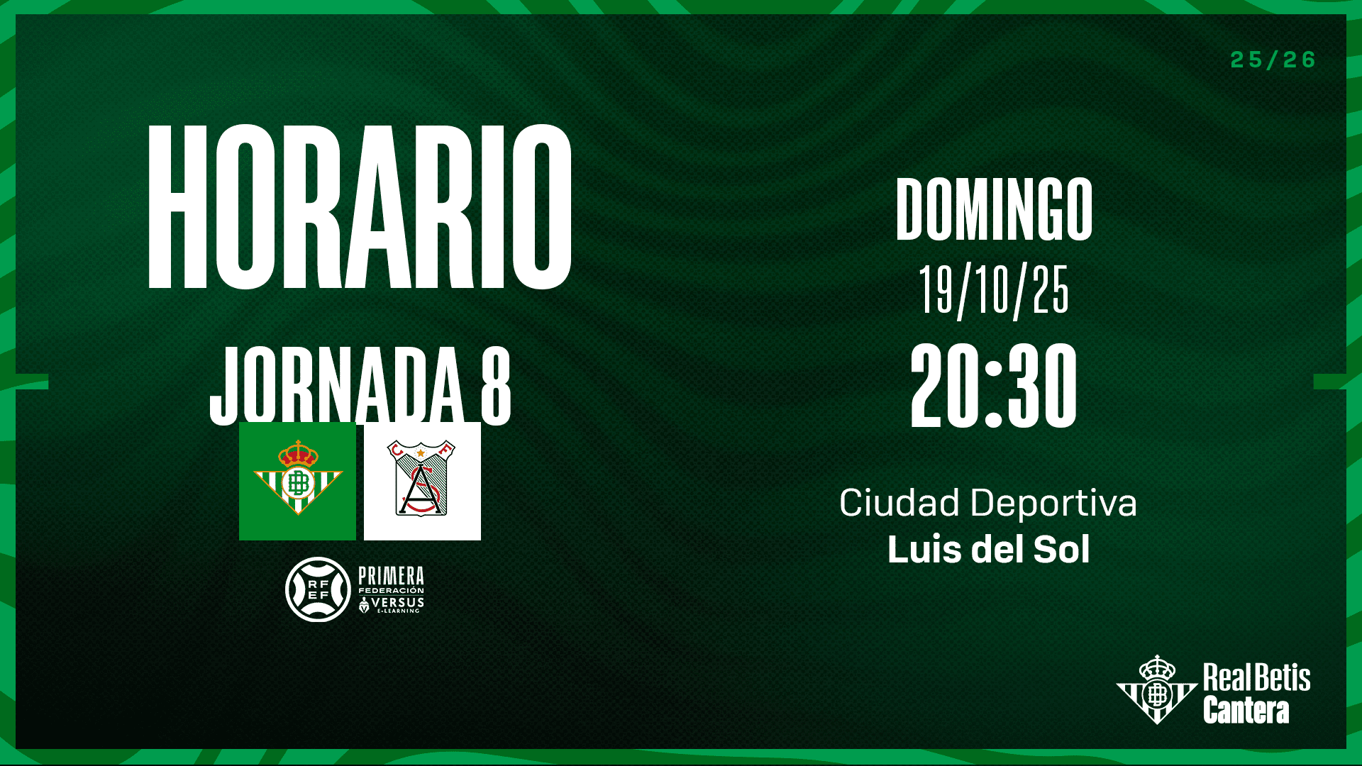 Saca ya tu entrada gratuita para animar al Betis Deportivo contra el Atlético Sanluqueño CF