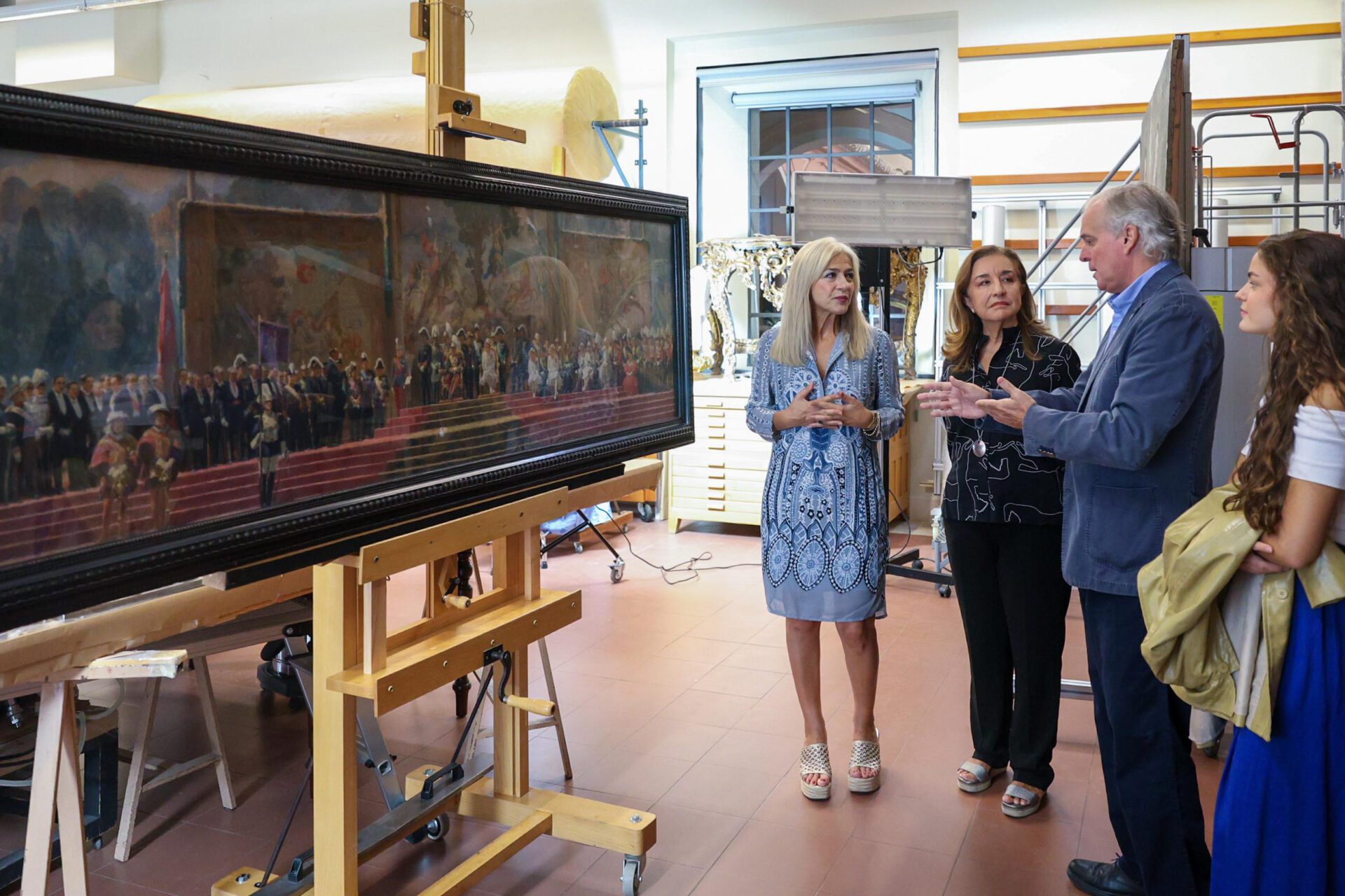 El Bellas Artes de Sevilla incorpora un gran lienzo sobre la Exposición Iberoamericana de 1929