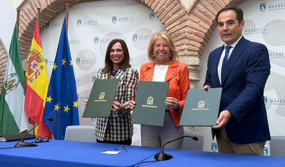 Junta y Ayuntamiento firman el convenio para el acceso a la futura Ciudad de la Justicia de Marbella