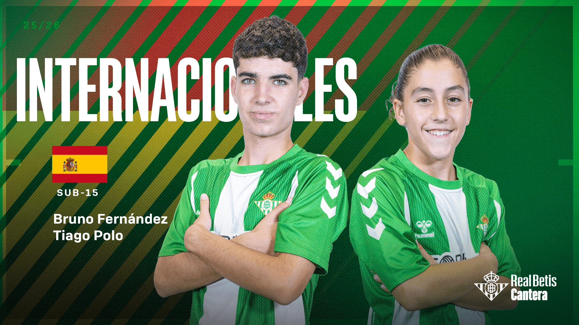 Tiago Polo y Bruno Fernández, convocados por la Selección Española sub-15
