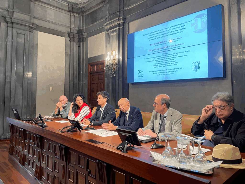 DIPUTACIÓN Y ATENEO DE SEVILLA PRESENTAN LAS OBRAS GANADORAS DEL ‘I PREMIO DE POESÍA GENERACIÓN DEL 27’