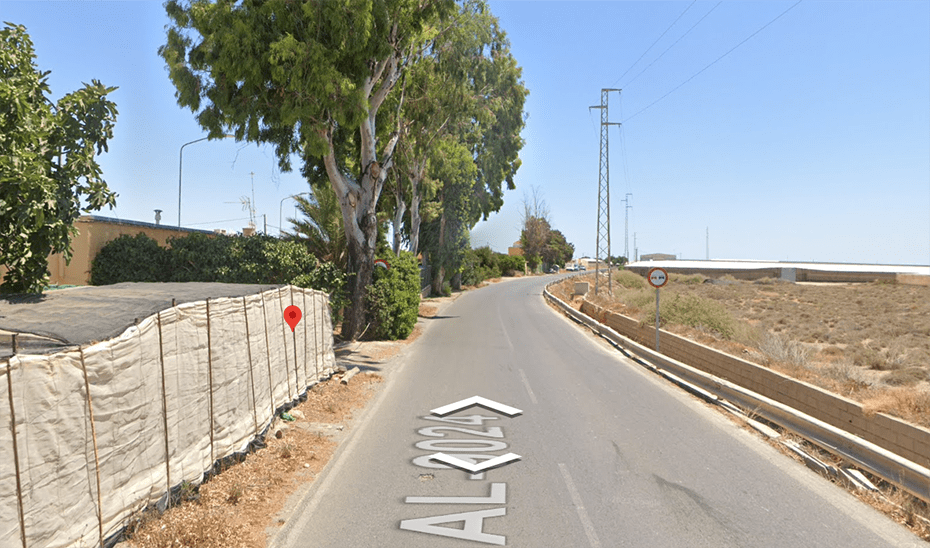 Cinco heridos al chocar su turismo contra un árbol en la AL-9204 en La Mojonera