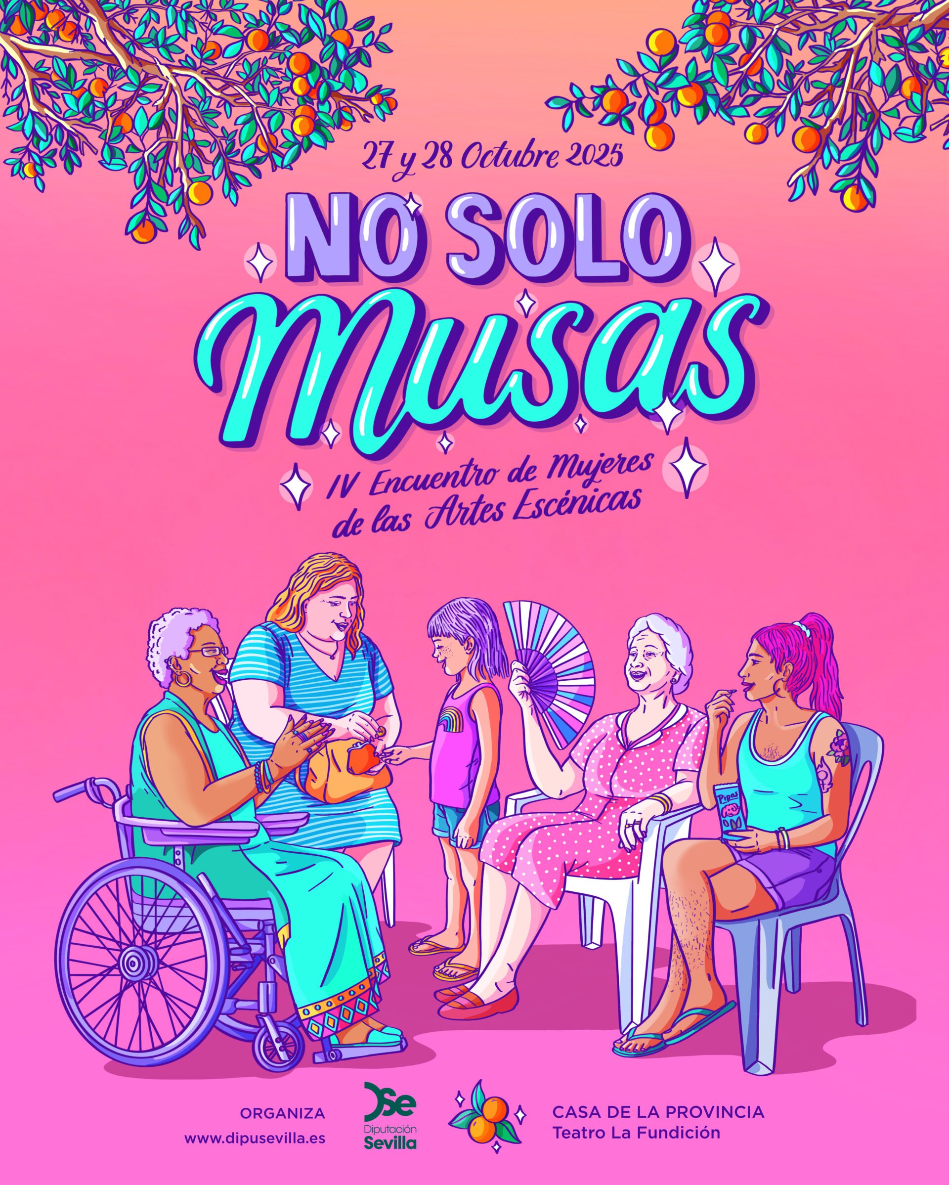 Abiertas las inscripciones para el IV Encuentro de Mujeres de las Artes Escénicas ‘No Solo Musas 2025’ que organiza la Diputación los próximos 27 y 28 de octubre