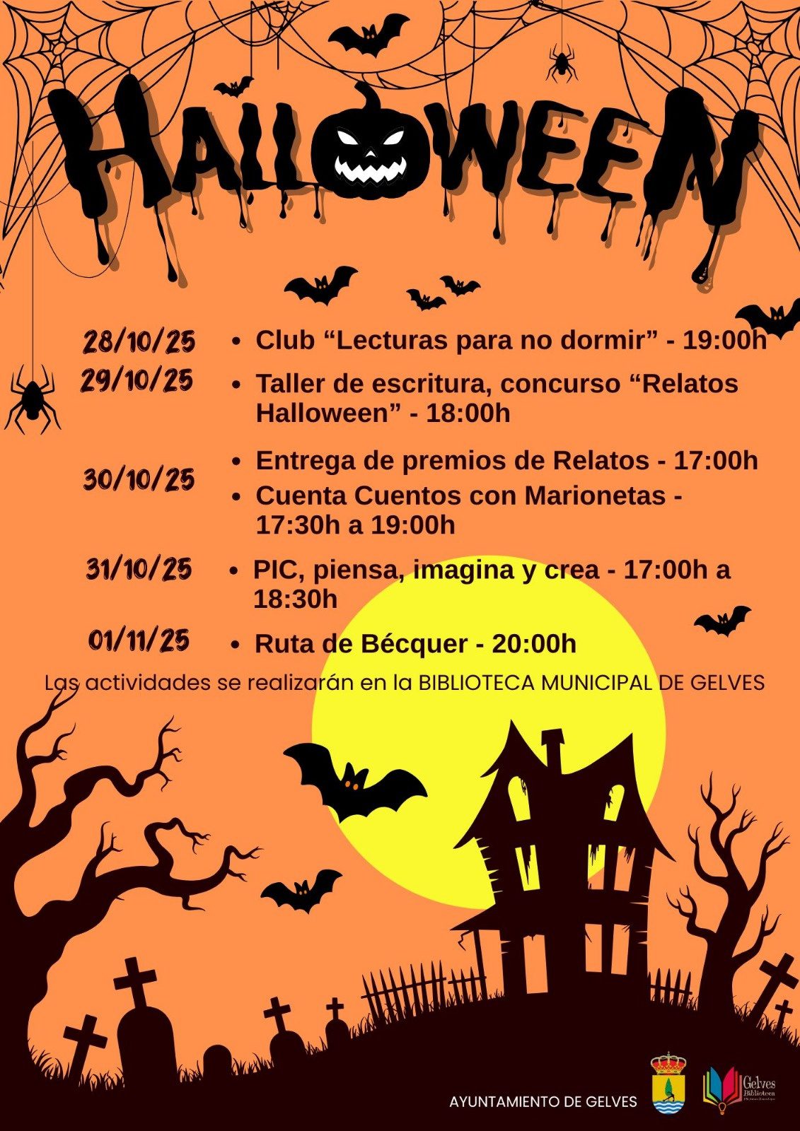 Gelves celebra Halloween con una completa programación infantil y familiar