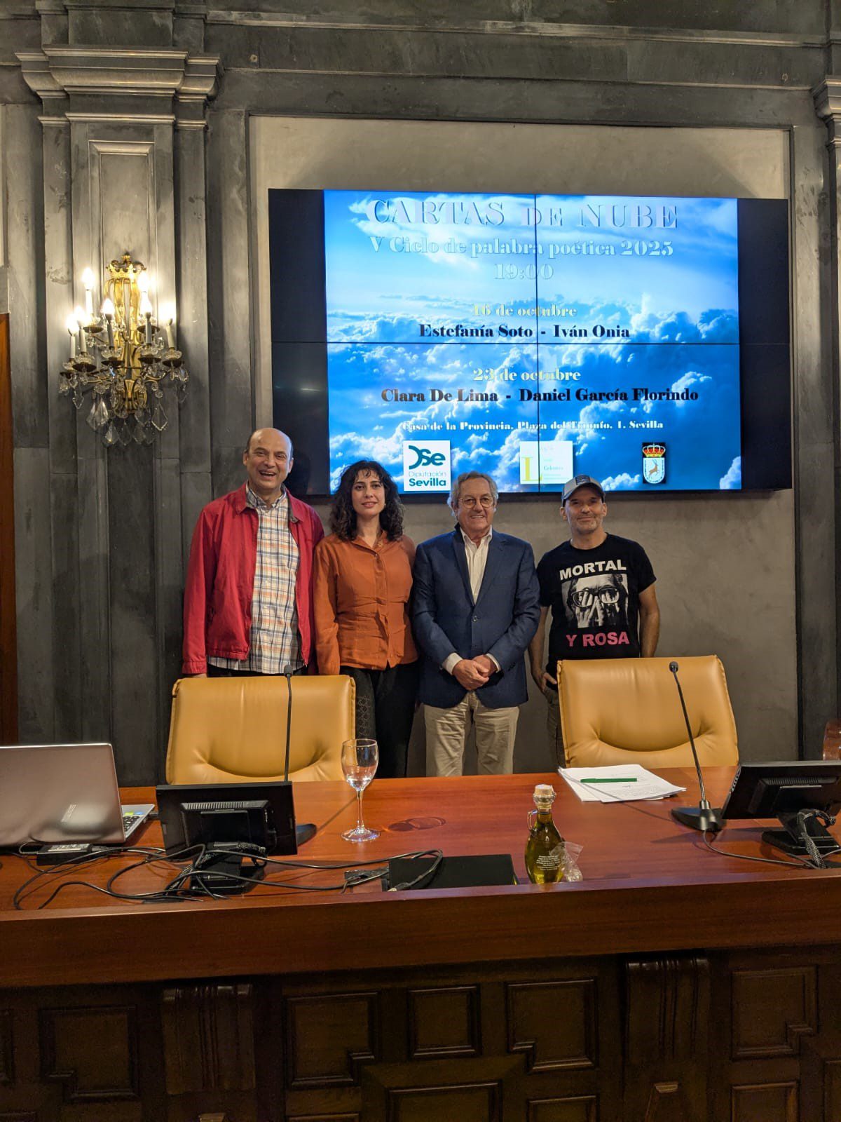 La Puebla de los Infantes regresa a la Casa de la Provincia con ‘Cartas de nube’ para reivindicar la literatura como camino hacia el pensamiento crítico