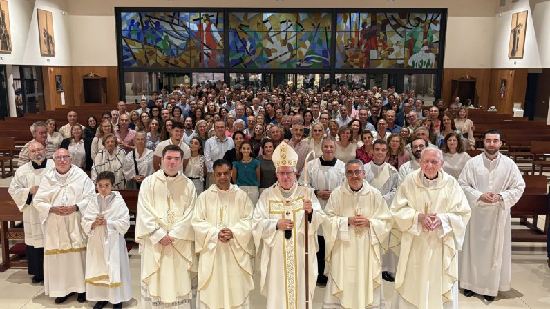 La Parroquia San Juan Pablo II celebró la fiesta de su santo titular
