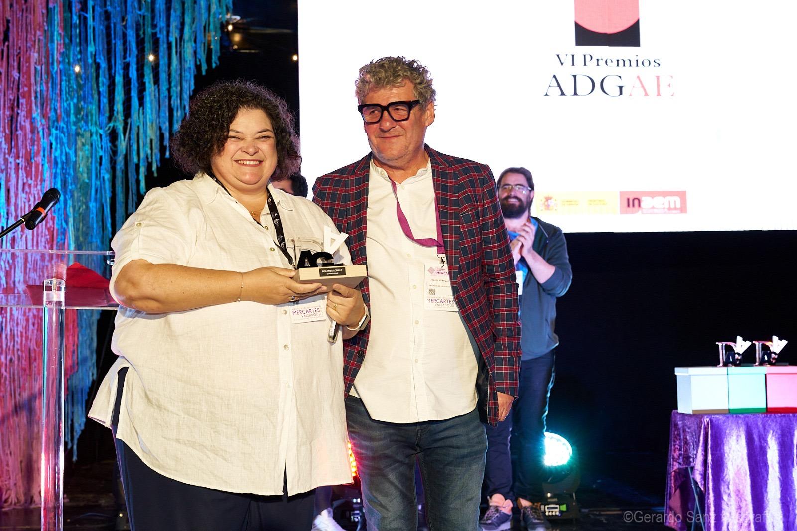 10-231025-PREMIO-EMPRESAS-GESTION-ARTES-ESCENICAS-1.jpeg Dolores Lobillo, técnica de Cultura de la Diputación, premiada en la gala de los Premios ADGAE